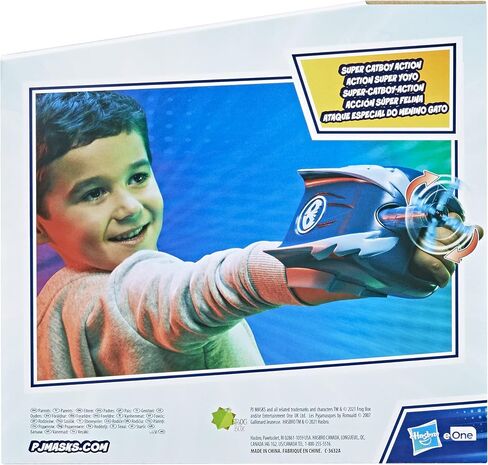 لعبة PJ-Masks Catboy Hero Gauntlet لمرحلة ما قبل المدرسة، زي Catboy ولعبة تلبيس مع خطوط دوارة للقطط للأطفال من سن 3 سنوات فما فوق in Saudi Arabia