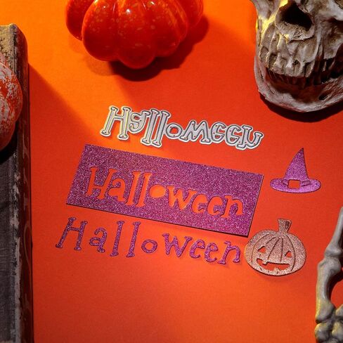 9 Pieces Halloween Cutting Dies Set Pumpkin Skull House Shape Template Metal Cutting Stencils for Halloween Scrapbook Card Making DIY Crafts Favors in Saudi Arabia