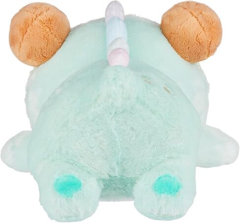 Korilakkuma San-X Original Plays with Dino Laydown Series قطيفة - وردي ناعم - قطيفة 13.5 سم in Kuwait