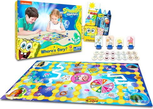 العاب سبونج بوب اللوحية للاطفال - مجموعة هدايا سبونج بوب مع العاب سبونج بوب للحفلات، ملصقات سبونج بوب والمزيد | العاب سبونج بوب للاطفال in Kuwait