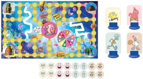 العاب سبونج بوب اللوحية للاطفال - مجموعة هدايا سبونج بوب مع العاب سبونج بوب للحفلات، ملصقات سبونج بوب والمزيد | العاب سبونج بوب للاطفال in Kuwait