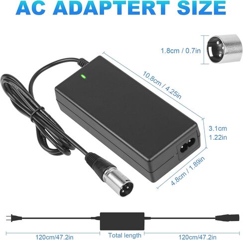 شاحن بطارية سكوتر كهربائي اكس ال ار 24 فولت لجو جو ايليت ترافيلر بلس HD US SC40E/SC44E، ايزيب ماونتن تريلز، شوين 4.0 S400 S500 جازي باور كرسي، جازي سيليكت 6 الترا، شوبرايدر in Kuwait