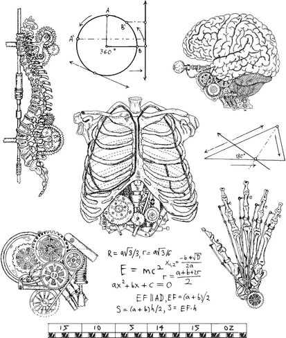 Tim Holtz - Stampers Anon Cling RBBR Stamp Set SCIE, Weird Science in Saudi Arabia
