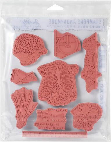Tim Holtz - Stampers Anon Cling RBBR Stamp Set SCIE, Weird Science in Saudi Arabia