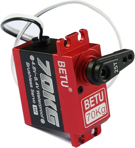BETU 70kg Brushless Servo, Waterpoof Servo, High Torque Servo Compatible with 1/5，1/6, 1/8, 1/10 RC Car/Robot/Boat in Saudi Arabia