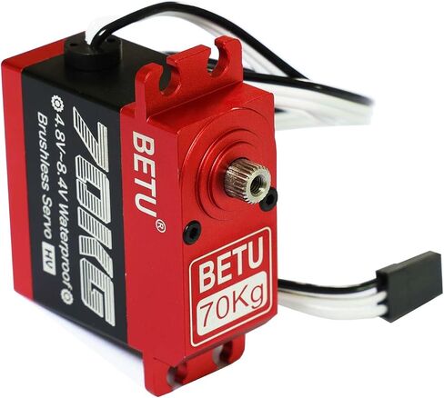 BETU 70kg Brushless Servo, Waterpoof Servo, High Torque Servo Compatible with 1/5，1/6, 1/8, 1/10 RC Car/Robot/Boat in Saudi Arabia