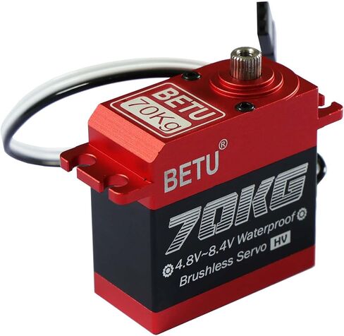 BETU 70kg Brushless Servo, Waterpoof Servo, High Torque Servo Compatible with 1/5，1/6, 1/8, 1/10 RC Car/Robot/Boat in Saudi Arabia