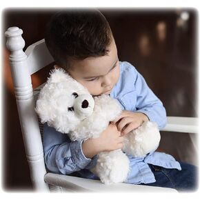Cuddly Children's Sympathy Gift for Grieving Child, Stuffed Animal Angel Bear Plush with Gift Bag and Card for Memorial Funeral Present, Comfort Children for Loss of Loved One