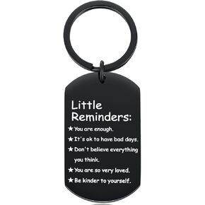 Ukodnus Little Reminders Keychain Mental Health Gift Inspiration Reminder Gift for Daughter Mom Friend Hug Gif Self Love in Kuwait