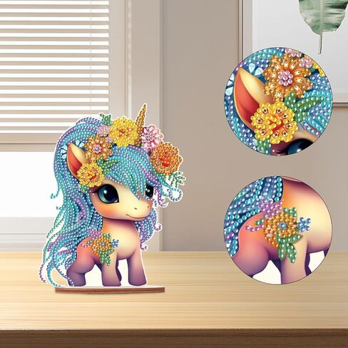 Diamond Painting Animal Elephants Desktop Ornaments DIY Diamond Art Animal Elephant Family Paint by Number Mosaic Arts Crafts Home Living Room Office Christmas Table Top Decoration Gifts in Saudi Arabia