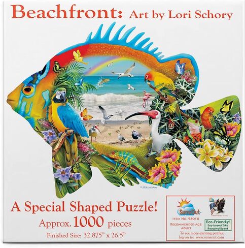 أحجية الصور المقطوعة على شكل شاطئ مكونة من 1000 قطعة من صن سووت in Kuwait