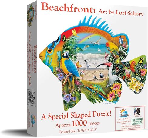 أحجية الصور المقطوعة على شكل شاطئ مكونة من 1000 قطعة من صن سووت in Kuwait