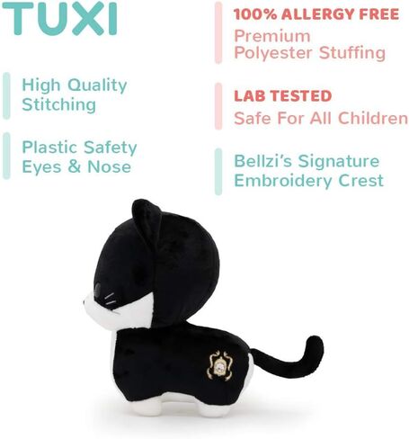 لعبة قطيفة على شكل حيوان محشو لطيف من بيلزي تابي - لعبة قطط برتقالية وبيضاء ناعمة رائعة وهدايا - هدية مثالية للأطفال والرضع والأطفال الصغار - تابي in Kuwait