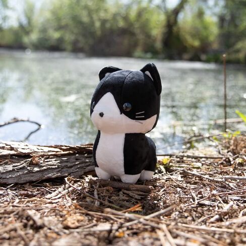 لعبة قطيفة على شكل حيوان محشو لطيف من بيلزي تابي - لعبة قطط برتقالية وبيضاء ناعمة رائعة وهدايا - هدية مثالية للأطفال والرضع والأطفال الصغار - تابي in Kuwait