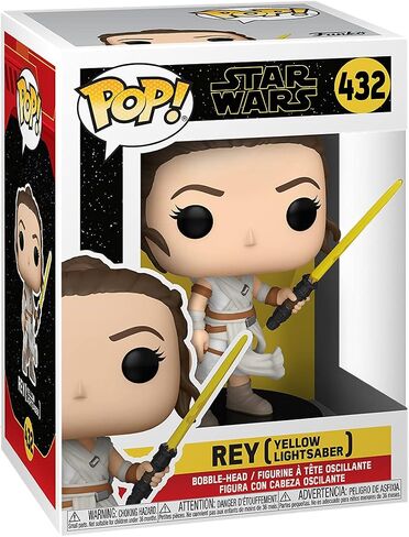Funko POP Star Wars: Rise of Skywalker - Ben Solo with Blue Saber Vinyl Bobblehead, Multicolor, Standard (51480) in Saudi Arabia