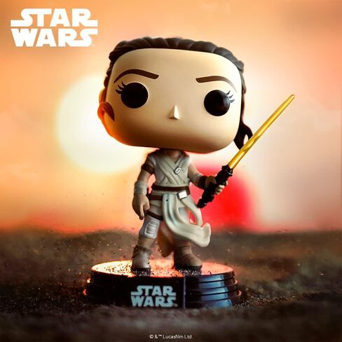 Funko POP Star Wars: Rise of Skywalker - Ben Solo with Blue Saber Vinyl Bobblehead, Multicolor, Standard (51480) in Saudi Arabia