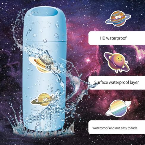 ملصقات Cobee Universe Planets، 50 قطعة من ملصقات الفينيل للكواكب الفضائية الكرتونية للأطفال المراهقين مقاومة للماء ملصقات فينيل علم الفلك العتيق ملصقات النظام الشمسي لزجاجات المياه والكمبيوتر المحمول والجيتار ولوح التزلج in Kuwait