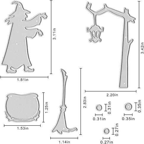 Halloween House Ghost Bats Metal Cutting Dies for Card Making and Photo Album Decorations, Halloween Spider Hat Pumpkin Embossing Die Cuts Stencils for DIY Scrapbooking Craft in Saudi Arabia
