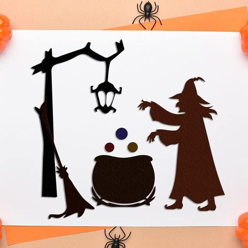 Halloween House Ghost Bats Metal Cutting Dies for Card Making and Photo Album Decorations, Halloween Spider Hat Pumpkin Embossing Die Cuts Stencils for DIY Scrapbooking Craft in Saudi Arabia