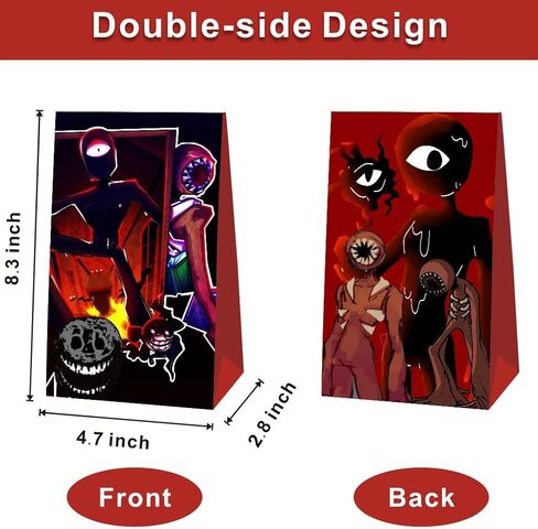 12 قطعة من حقائب هدايا الحفلات من LOONYX، مستلزمات حفلات أعياد الميلاد للأبواب لديكورات الحفلات ذات طابع اللعبة. in Kuwait