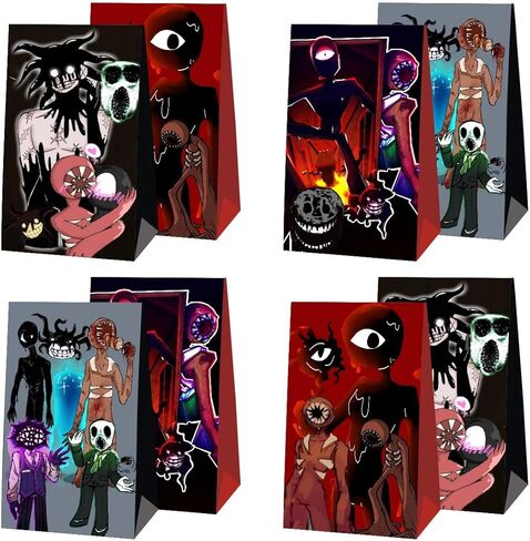 12 قطعة من حقائب هدايا الحفلات من LOONYX، مستلزمات حفلات أعياد الميلاد للأبواب لديكورات الحفلات ذات طابع اللعبة. in Kuwait