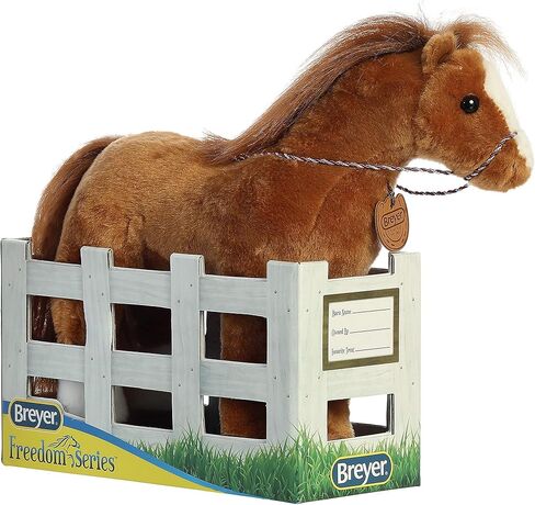Breyer Aurora® Exquisite Quarter Horse Stuffed Animal - Realistic Detailing - Imaginative Play - Brown 13 Inches in Saudi Arabia