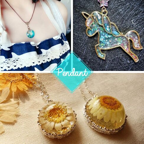 UV Resin - 100g Upgrade Hard Type Glue Transparent Ultraviolet Curing Resin for Jewelry Craft Decoration Making - Crystal Clear Solar Cure Sunlight Activated Resin for Resin Mold, Casting and Coating in Kuwait