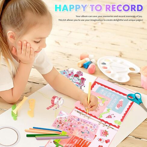 مجموعة مجلة DIY للفتيات، مذكرات شخصية ودفتر قصاصات للفتيات المراهقات، تزيين مخططك/منظمك، مجموعة فنون كتابة اليوميات، أفكار هدايا عيد الميلاد للفتيات من سن 6 إلى 15 عامًا in Kuwait