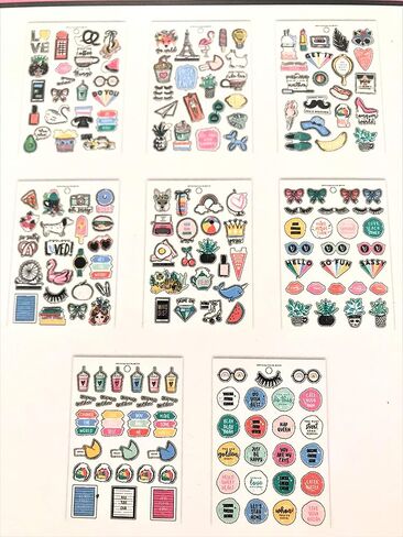 كتاب ملصقات اول ذا فن ثينغز، 180 قطعة، عبارات وأيقونات وكلمات شائعة in Kuwait