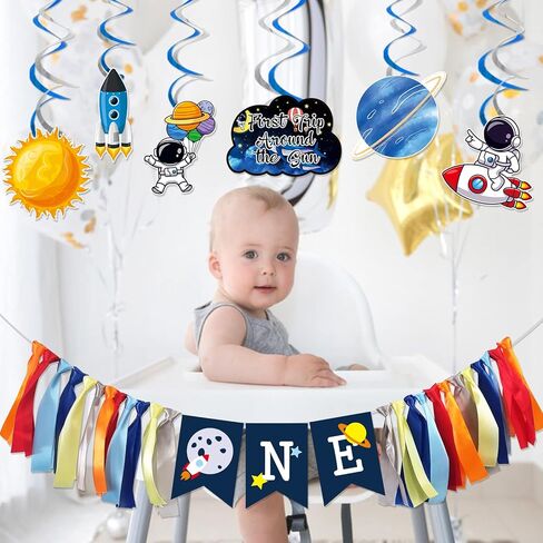 ديكورات عيد ميلاد من فيرست تريب اراوند ذا صن لتزيين اعياد الميلاد لمدة عام واحد، ديكورات عيد ميلاد الرحلة الاولى حول الشمس، لوازم حفلات اعياد الميلاد in Kuwait