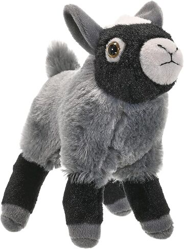 Wild Republic Goat Plush, Stuffed Animal, Plush Toy, Gifts for Kids, Cuddlekins 8 Inches , Original Version in Saudi Arabia