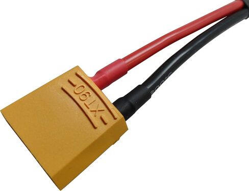 قابس موصل XT90 -> مقبس الموز 4 مم كابل محول لقيادة شحن البطارية - عبوة من قطعتين - منتجات Apex RC رقم 1416 in Saudi Arabia