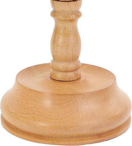 Bhartiya Handicrafts لفافة غزل خشب الورد (لفاف + سويفت) مصنوعة يدويًا من خيوط خشبية كبيرة لحياكة الحياكة | مظلة سويفت ذات سطح طاولة شديدة التحمل (تصميم 5) in Saudi Arabia