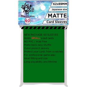 60 قطعة من أكمام البطاقات الخارجية غير اللامعة وجيوب تحميل علوية لبطاقات Kpop Photocards القياسية YGO وحافظة واقية لسهولة الحماية 62 × 89 مم (شفاف) in Kuwait