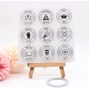 KSCRAFT Happy Mail Tags Stamp and Metal Cutting Dies Stencils for DIY Scrapbooking/Photo Album Decorative Embossing DIY Paper Cards in Saudi Arabia