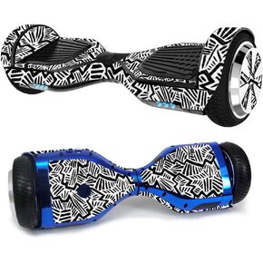 MightySkins Carbon Fiber Skin for Ultra Hoverboard - Abstract Black | Protective, Durable Textured Carbon Fiber Finish | Easy to Apply, Remove, and Change Styles | Made in The USA