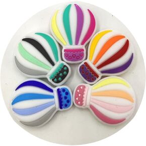 Silicone hot air Balloon Pearl Bead Mini Cute Silicone Animal Shape Beads for DIY Beading Mom Nursing Necklace Accessories