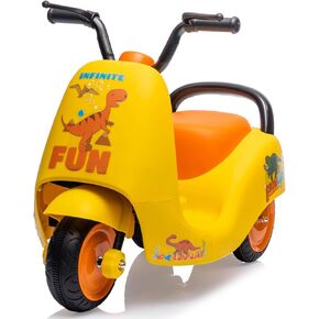 Kids Ride On Motorcycle, 6V Battery Powered Electric Ride On Motorbike Toy with Pedal, 3 Wheels Toddler Car for Kids 3-6 Years Boys Girls in Kuwait