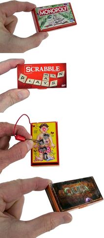Worlds Smallest Mini Board Games Bundle Set of 4 - Monopoly - Scrabble - Operation - Ouija in Saudi Arabia