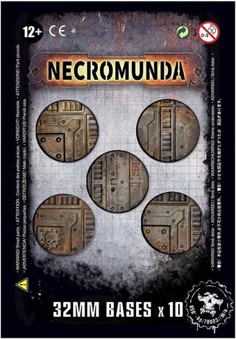 Games Workshop Warhammer Necromunda 32MM Bases x 10 in Saudi Arabia