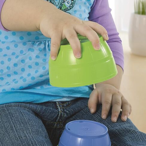 بلاي سكول مجموعة العاب اسطوانات ومكعبات ستاك اند نيست للرضع والاطفال الصغار من عمر سنة واحدة، مجموعة من 16 قطعة [حصرية على امازون] in Kuwait