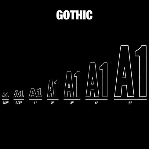 Duro Permanent Adhesive Vinyl Letters & Numbers 3" 160/Pkg, Yellow in Kuwait