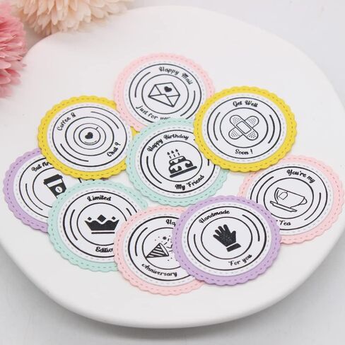 KSCRAFT Happy Mail Tags Stamp and Metal Cutting Dies Stencils for DIY Scrapbooking/Photo Album Decorative Embossing DIY Paper Cards in Saudi Arabia