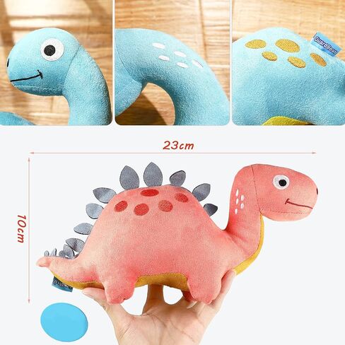 4 Packs Dinosaur Stuffed Animal Cute Dinosaur 9 Inch Dinosaur Plush Toys Adorable Soft Dinosaur Toy for Kids Baby Birthday Party Favors in Saudi Arabia