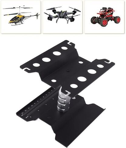 AYNEFY Rc Car Work Stand Display Table Aluminum 360 Degree Rotation Aluminum Alloy Maintenance Climbing Car Bracket Drone for Off Road Vehicle Shipping Drafting Tables (Black) in Kuwait
