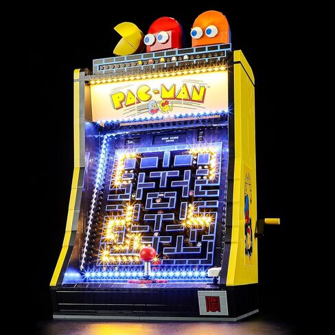 ييربريكس مصباح ليد لمكعبات البناء ليغو 10323 ايكونز باك مان اركيد (المجموعة غير متضمنة) in Kuwait