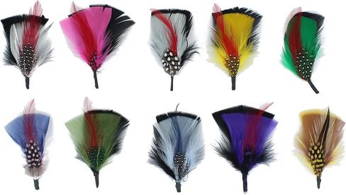 مجموعة متنوعة من ملحقات حزم الريش لقبعات فيدورا in Kuwait