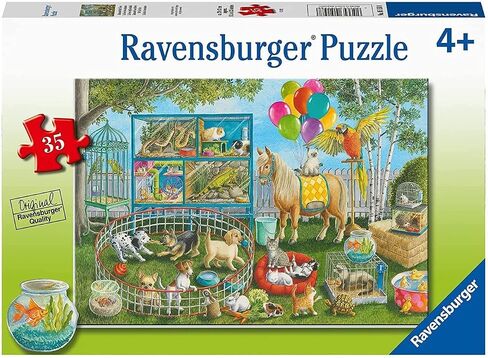 Ravensburger Pet Fair Fun 35 Piece Jigsaw Puzzle for Kids - 05158 - Every Piece is Unique, Pieces Fit Together Perfectly in Saudi Arabia