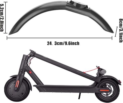 Tinkel Front Fender Front Mudguard Fender Replacement Compatible with Xiaomi M365 Pro,1S Electric Scooter in Kuwait