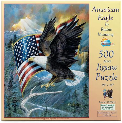 Sunsout American Eagle 500 Piece Jigsaw Puzzle in Kuwait